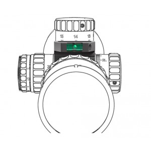 Уровень пузырьковый с линзой Vector Optics X-Accu 30мм Quick-flip Turret Mark Magnifier Mount Ring with Level Bubble, арт. SCTR-01 [Vector Optics]